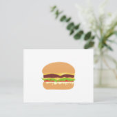 Carte Postale burger (Debout devant)