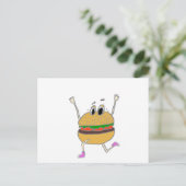 Carte Postale burger (Debout devant)