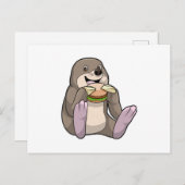 Carte Postale Burger du Restaurant Mole (Devant / Derrière)