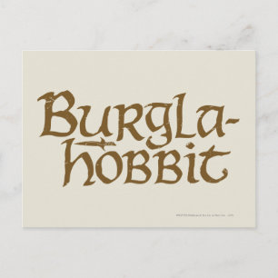 Carte Postale Burgla Hobbit