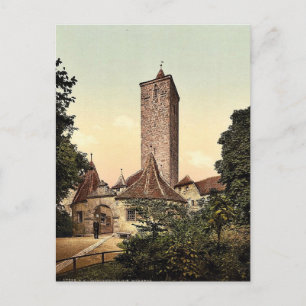 Carte Postale Burgthor (Burgtor), Rothenburg (c.-à-d. ob der T