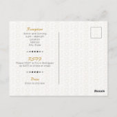 Carte postale Burgundy & Gold Arabian Quinceañera (Dos)