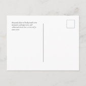 Carte Postale BURGUNDY QR SCANNING CODE Mariage Détails du site (Dos)