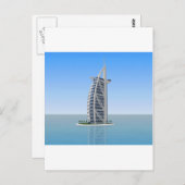 Carte Postale Burj Al Arab Hotel Dubai : 3D Modèle : (Devant / Derrière)