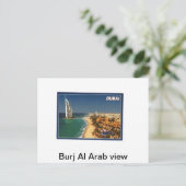 Carte Postale Burj Al Arab view (Debout devant)