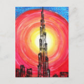 Carte Postale burj Dubaï (Devant)
