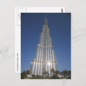 Carte Postale burj khalifa (Devant / Derrière)