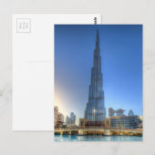Carte Postale Burj Khalifa Dubai (Devant / Derrière)