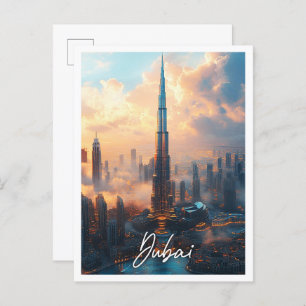 Carte Postale Burj Khalifa Dubai Émirats arabes unis