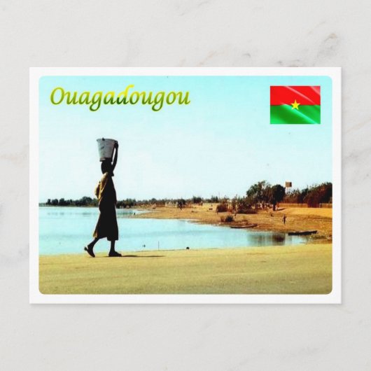 Carte Postale Burkina Faso - Ouagadougou - Barrage Ouaga - (Devant)