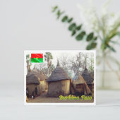 Carte Postale Burkina Faso - Traditional Homes - (Debout devant)