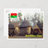 Carte Postale Burkina Faso - Traditional Homes - (Devant / Derrière)