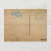 Carte Postale Burlap Beach (Dos)