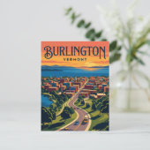 Carte Postale Burlington États-Unis (Debout devant)