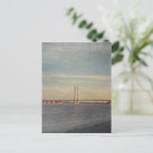 Carte Postale Burlington, Iowa Bridge et Mississippi River (Debout devant)