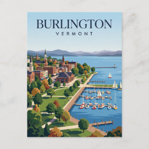 Carte Postale Burlington Vermont
