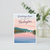 Carte Postale Burlington, Vermont – lac Champlain (Debout devant)