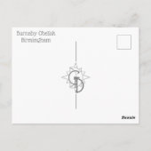 Carte postale Burnaby Obelisk (Dos)