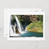 Carte Postale Burney Falls, Californie (Devant / Derrière)