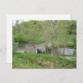 Carte Postale Burnside's Bridge, Antietam Creek, Sharpsburg, MD (Devant / Derrière)