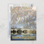 Carte Postale Burnside's Bridge, champ de bataille national Anti (Devant / Derrière)