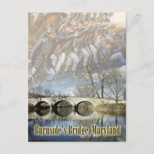 Carte Postale Burnside's Bridge, champ de bataille national Anti (Devant)