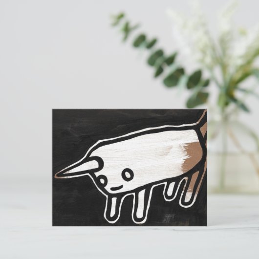 Carte Postale burrito licorn ! (Debout devant)