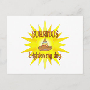 Carte Postale Burritos Brighten