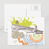 Carte postale Burside Bridge Portland (Devant / Derrière)