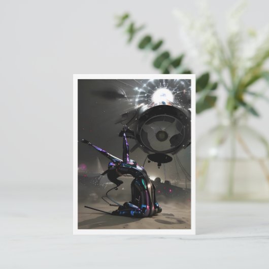 Carte Postale Burst of Joy (Debout devant)