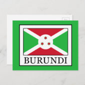 Carte Postale Burundi (Devant / Derrière)
