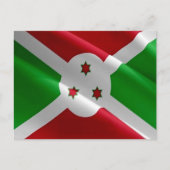 Carte Postale Burundi - Drapeau (Devant)
