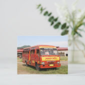 Carte Postale Bus (Debout devant)