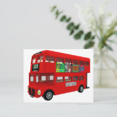 Carte Postale Bus à deux étages (Debout devant)