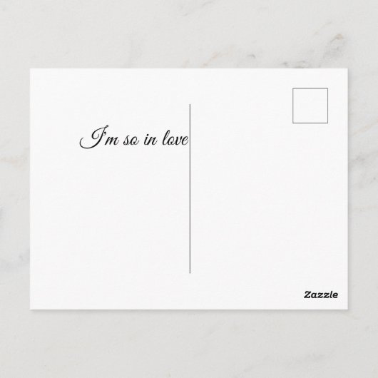 Carte Postale bus d'amour (Dos)