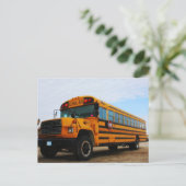 Carte Postale Bus de la vieille école (Debout devant)