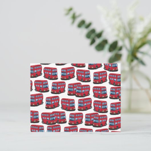 Carte Postale Bus de Londres (Debout devant)