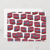 Carte Postale Bus de Londres (Devant / Derrière)