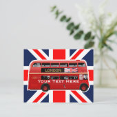 Carte Postale Bus de Londres (Debout devant)