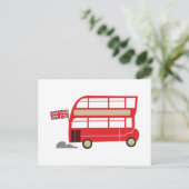 Carte Postale Bus de Londres (Debout devant)