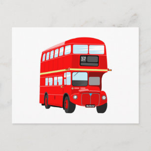 Carte Postale Bus de Londres