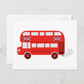 Carte Postale Bus de Londres (Devant / Derrière)