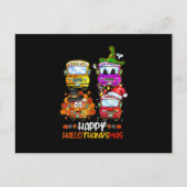 Carte Postale Bus Driver Happy HalloThanksMas Thanksgiving Chris (Devant)