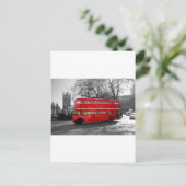 Carte Postale Bus Red Routemaster (Debout devant)