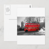 Carte Postale Bus Red Routemaster (Devant / Derrière)