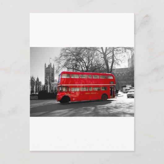 Carte Postale Bus Red Routemaster (Devant)