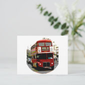 Carte Postale Bus Rouge de Londres (Debout devant)