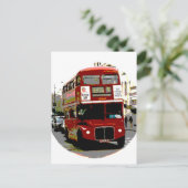 Carte Postale Bus Rouge de Londres (Debout devant)