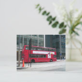 Carte Postale Bus rouge de Londres (Debout devant)