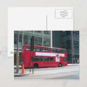 Carte Postale Bus rouge de Londres (Devant / Derrière)